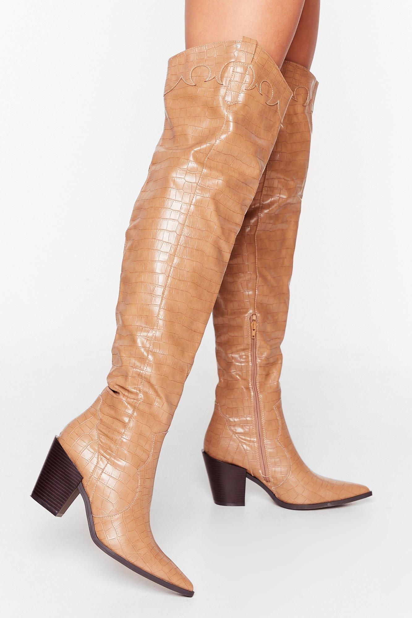 Howdy Partner Western Thigh-High Boots | NastyGal (US & CA)