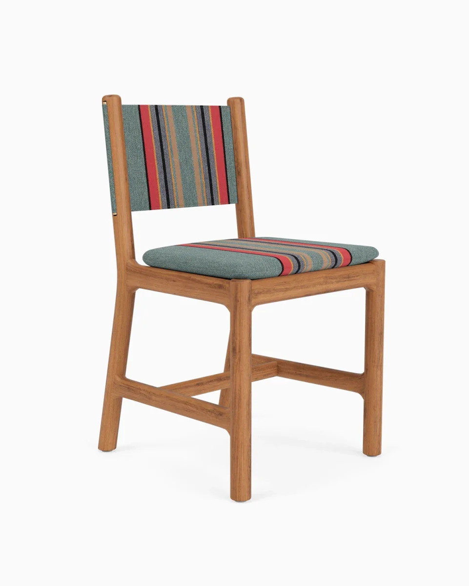 Outdoor Avon Dining Chair | Modern Teak Outdoor Seating | Denver Modern