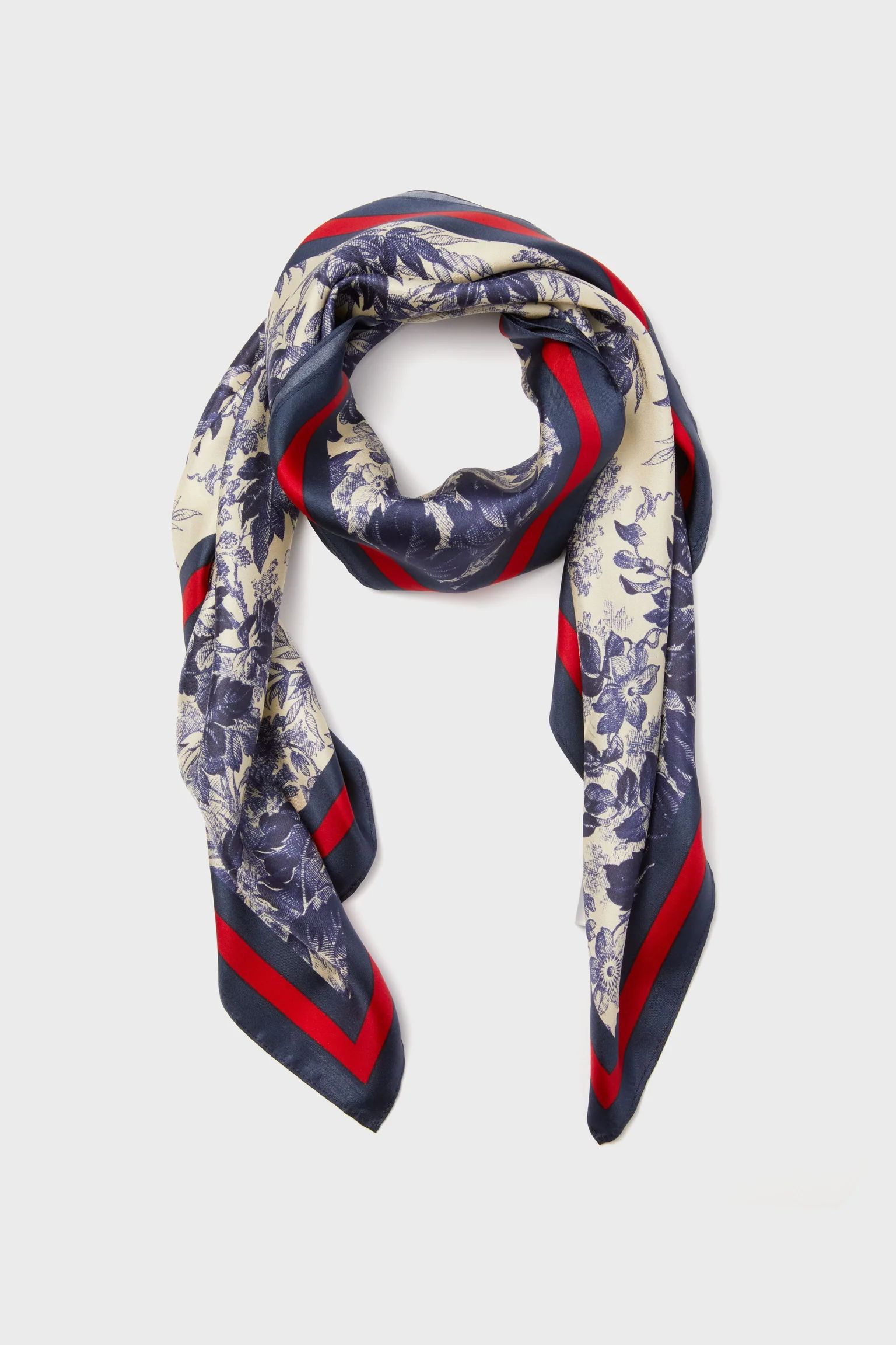 Stonewash Cypress Toile Large Scarf | Tuckernuck (US)