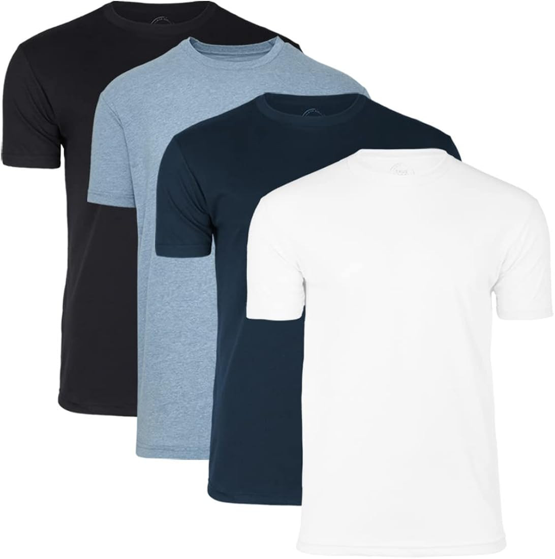 True Classic 4 - Pack Crew Neck T-Shirt | Amazon (US)