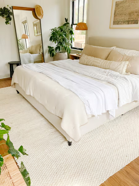 Off White Handspun Jute 9' x 12' Area Rug | Rugs USA