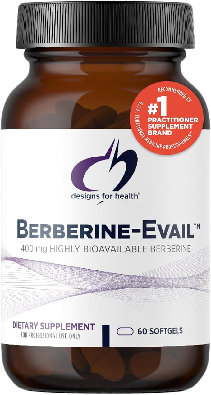 Designs for Health Berberine Evail - Enhanced Absorption Berberine Supplement for Metabolism & He... | Amazon (US)