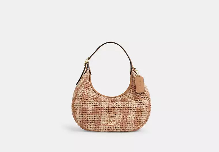 Emily Shoulder Bag With Gingham Print | Bags | Coach | COACH® | Coach (US)