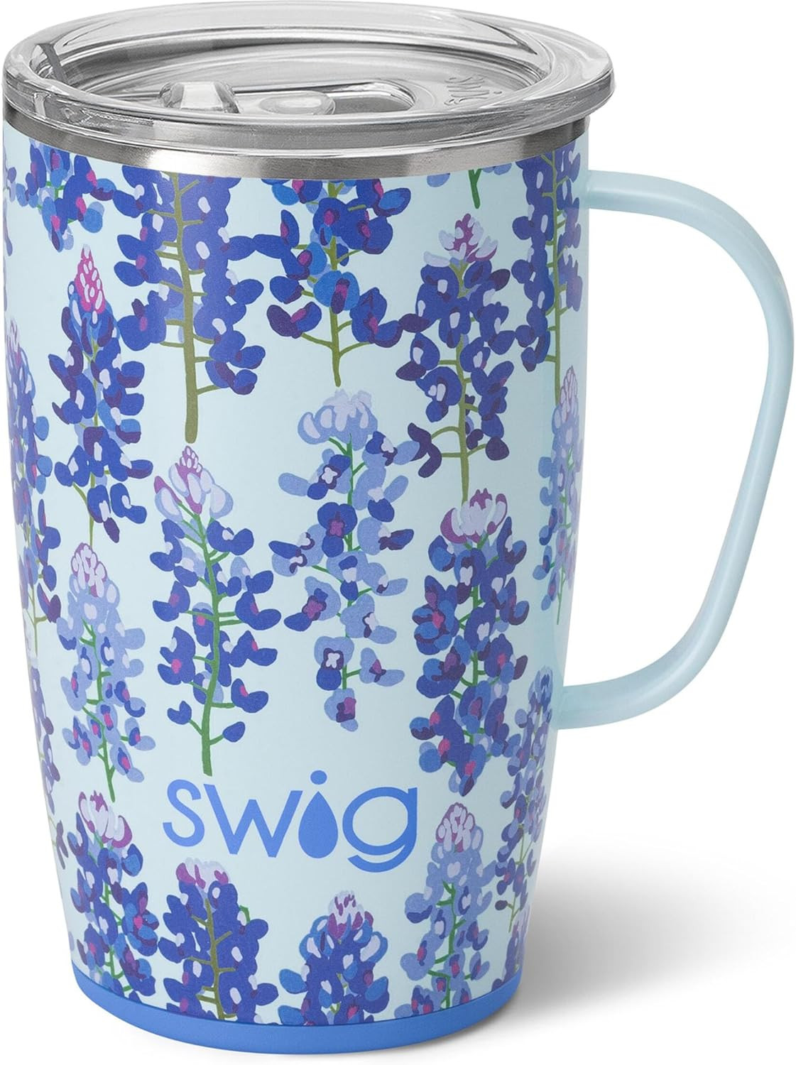 Swig 18oz Travel Mug, Insulated Tumbler with Handle and Lid, Cup Holder Friendly, Dishwasher Safe... | Amazon (US)