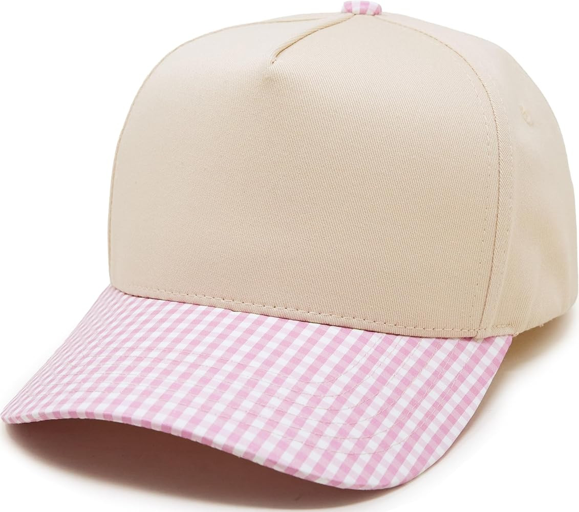 Funky Junque Blank Two Tone Snapback Trucker Hat, Vintage Canvas Adjustable Baseball Cap for Men ... | Amazon (US)
