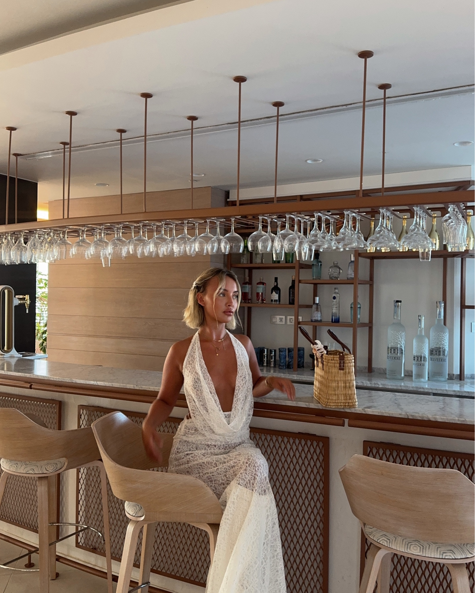 White summer dress 