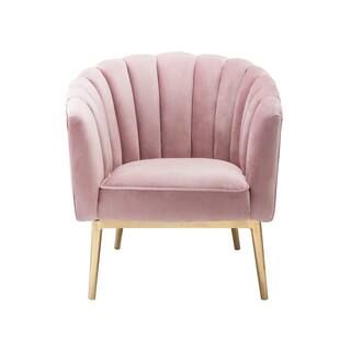 Acme Furniture Colla Pink Accent Chair-59814 - The Home Depot | The Home Depot