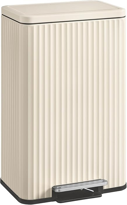 SONGMICS Trash Can, 13 Gallon (50 L) Garbage Can for Kitchen, with Lid, Pedal, and Removable Inne... | Amazon (US)