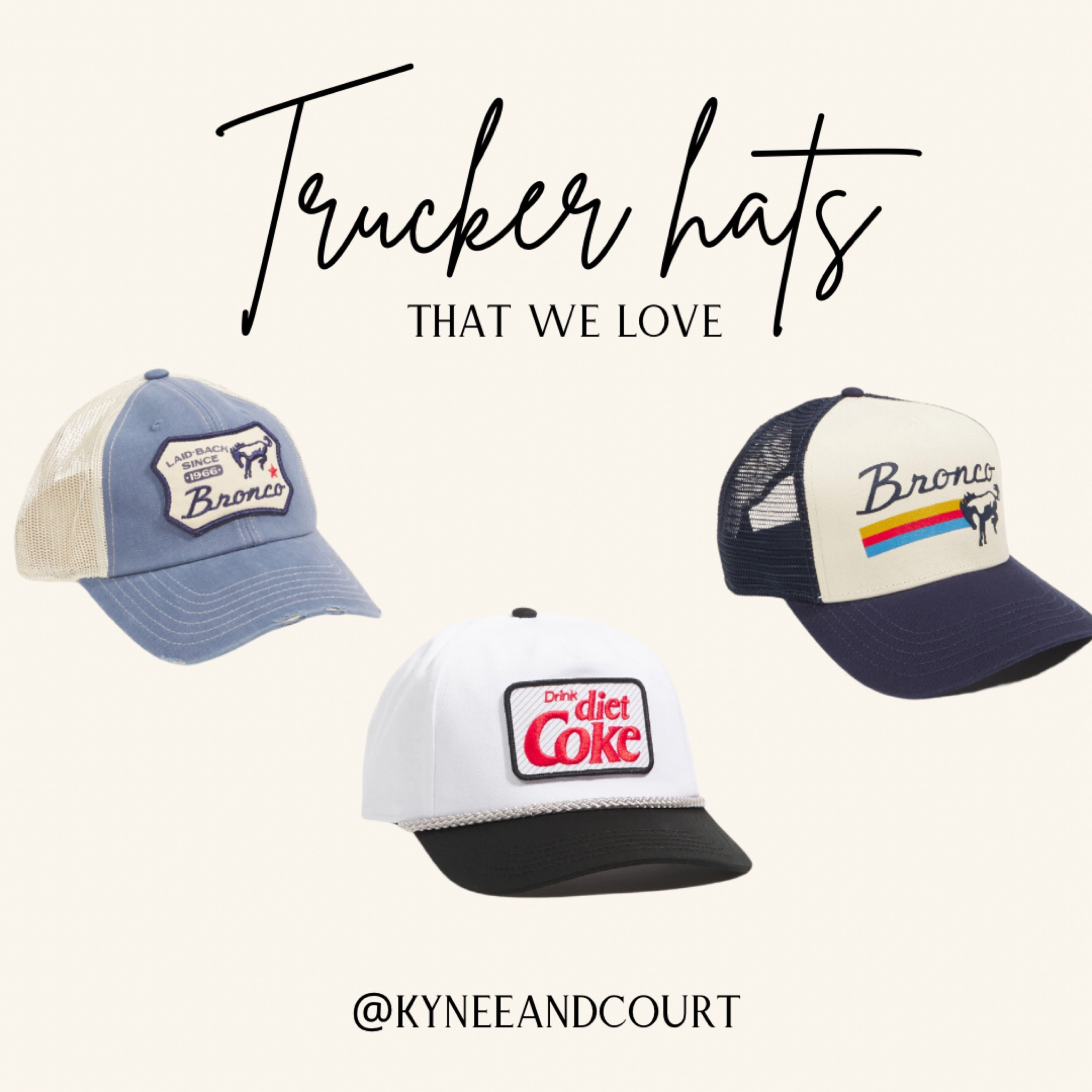 Trucker hats! 