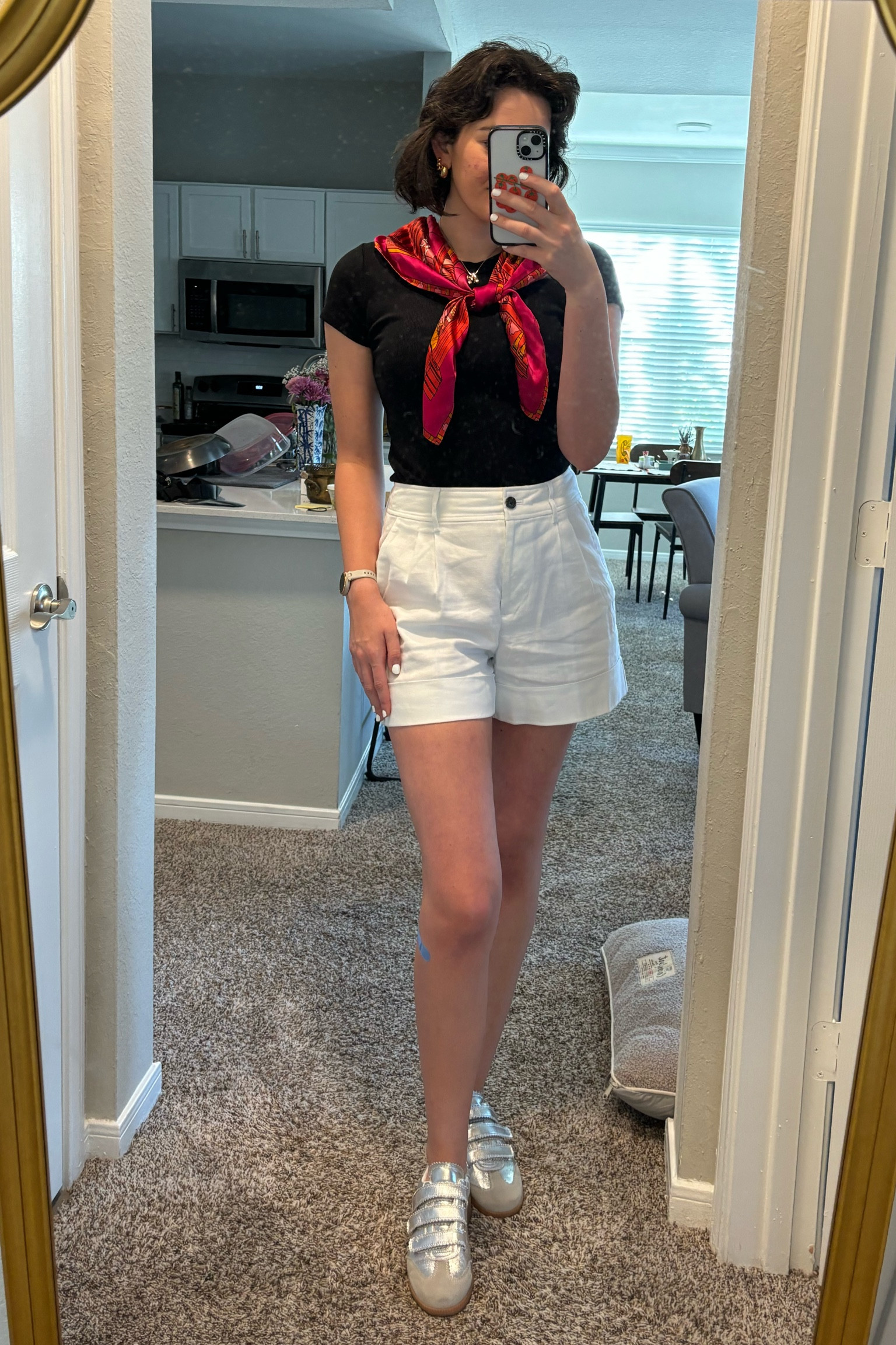 Everything is current?? Literally who am I. Some of my favs are included in this outfit! Obviously wear these shoes non stop along with this scarf and shirt from Old Navy!! These are the most perfect shorts from J. Crew as well. 


#LTKWorkwear #LTKShoeCrush