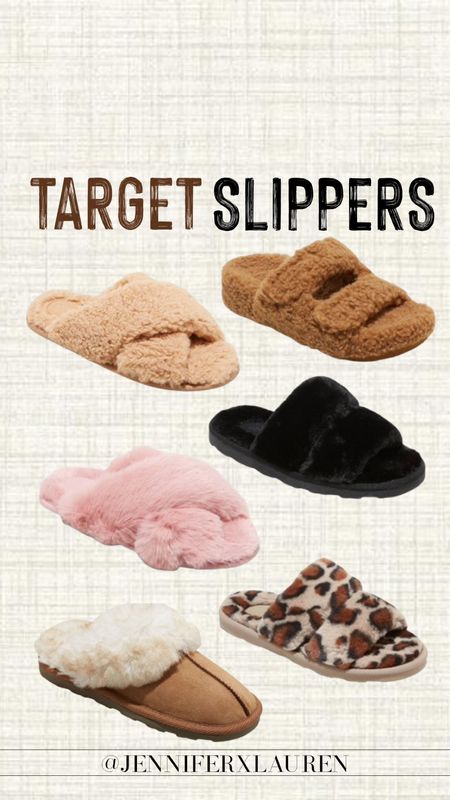 Target slippers 

Affordable slippers. House shoes. Trendy slippers  

#LTKSeasonal #LTKHoliday #LTKshoecrush