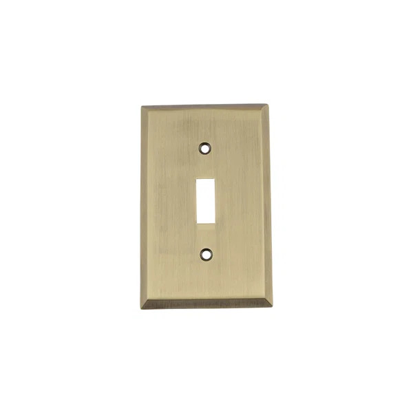 New York 1-Gang Toggle Light Switch Wall Plate | Wayfair North America