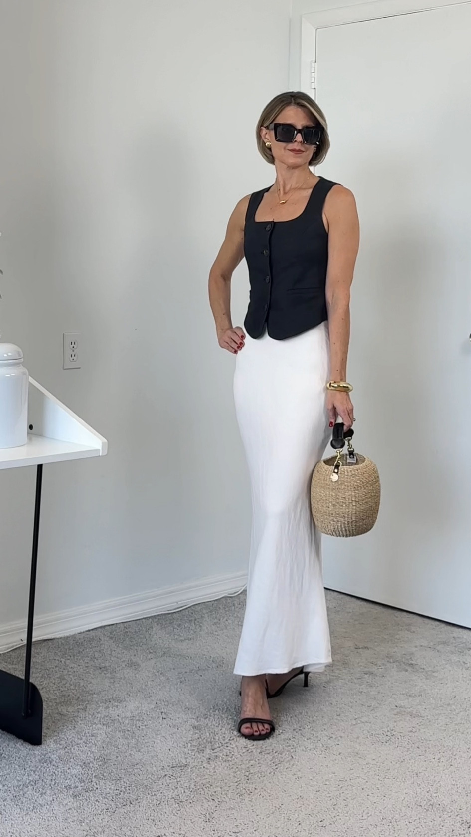 The vest,   I typically wear an XS,   But I'm wearing the XXS     I wear an 34A,   

Skirt is true to size

#LTKTravel #LTKSeasonal #LTKFindsUnder100