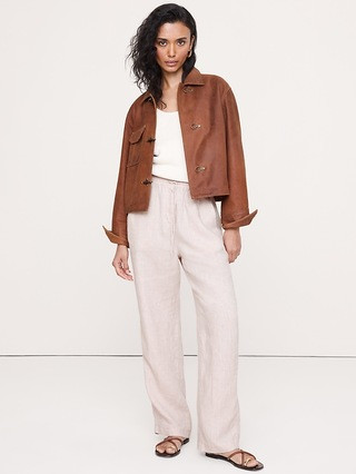 The Everyday Wide-Leg Pant in Linen | Banana Republic (US)