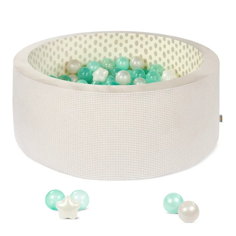 Battat Hop in Ball Pit Cozy Colors Foam Ball Pit with 65+ Balls and Washable Cover, Toddler and I... | Walmart (US)