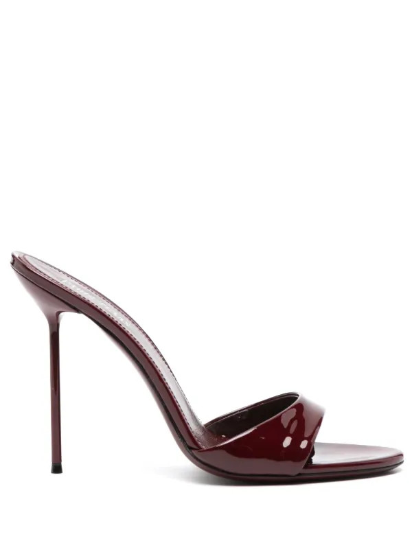 Paris Texas Lidia 105mm patent-leather Mules - Farfetch | Farfetch Global