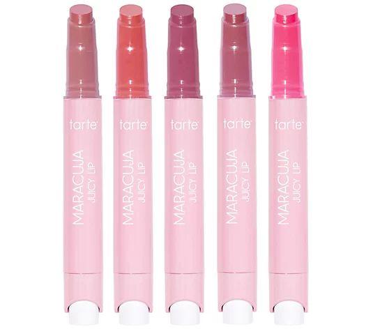 tarte Kiss Me Under The Mistletoe Maracuja Lip 5-Pc Set - QVC.com | QVC