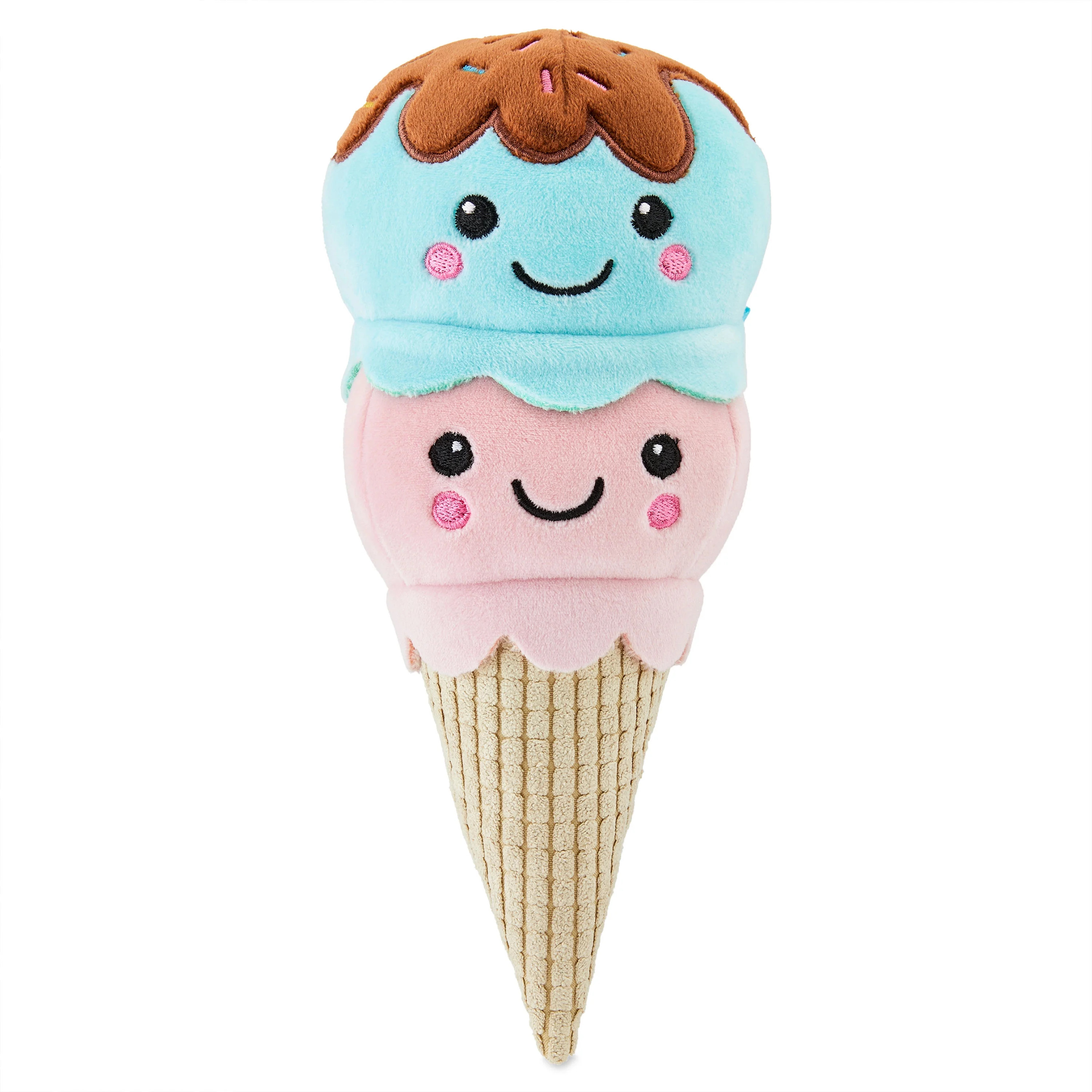 Way To Celebrate Summer Ice Cream Cone Plush, 9" - Walmart.com | Walmart (US)