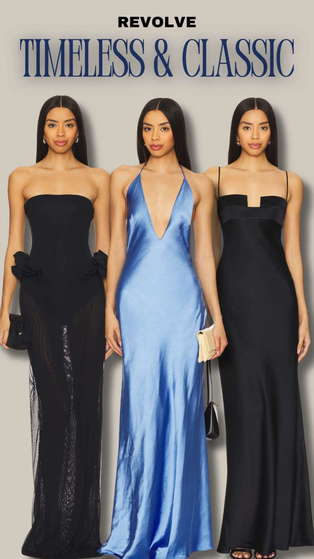 Timeless elegance never goes out of style 🤍✨ Elevate your wedding guest look with classic dresses from Revolve — chic silhouettes, neutral tones, and forever-flattering fits. Perfect for spring, summer, and every season to come. #WeddingGuestStyle #TimelessFashion #ClassicWeddingGuestDress #ElegantWeddingGuest #RevolveFinds #ChicAndClassic #WeddingSeasonStyle #ForeverFashion 

 #LTKSeasonal #LTKStyleTip #LTKWedding