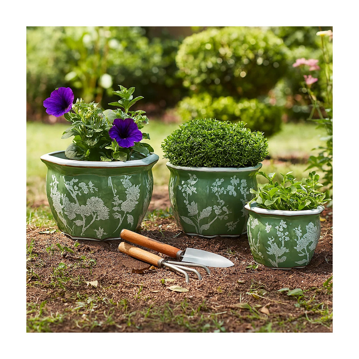 Decorative Flower Pots for Home and Garden – Indoor Planter and Outdoor Planters with Glazed Ce... | Wayfair North America
