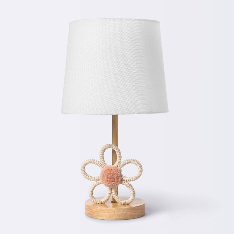 Novelty Flower Table Lamp - White/Pink - Cloud Island™ | Target