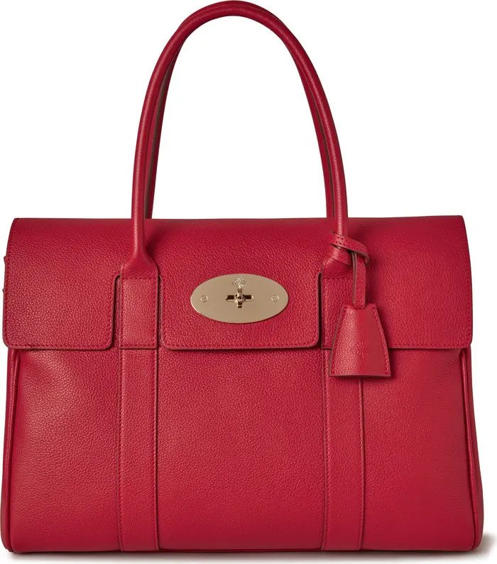 Bayswater Pebbled Leather Satchel | Nordstrom