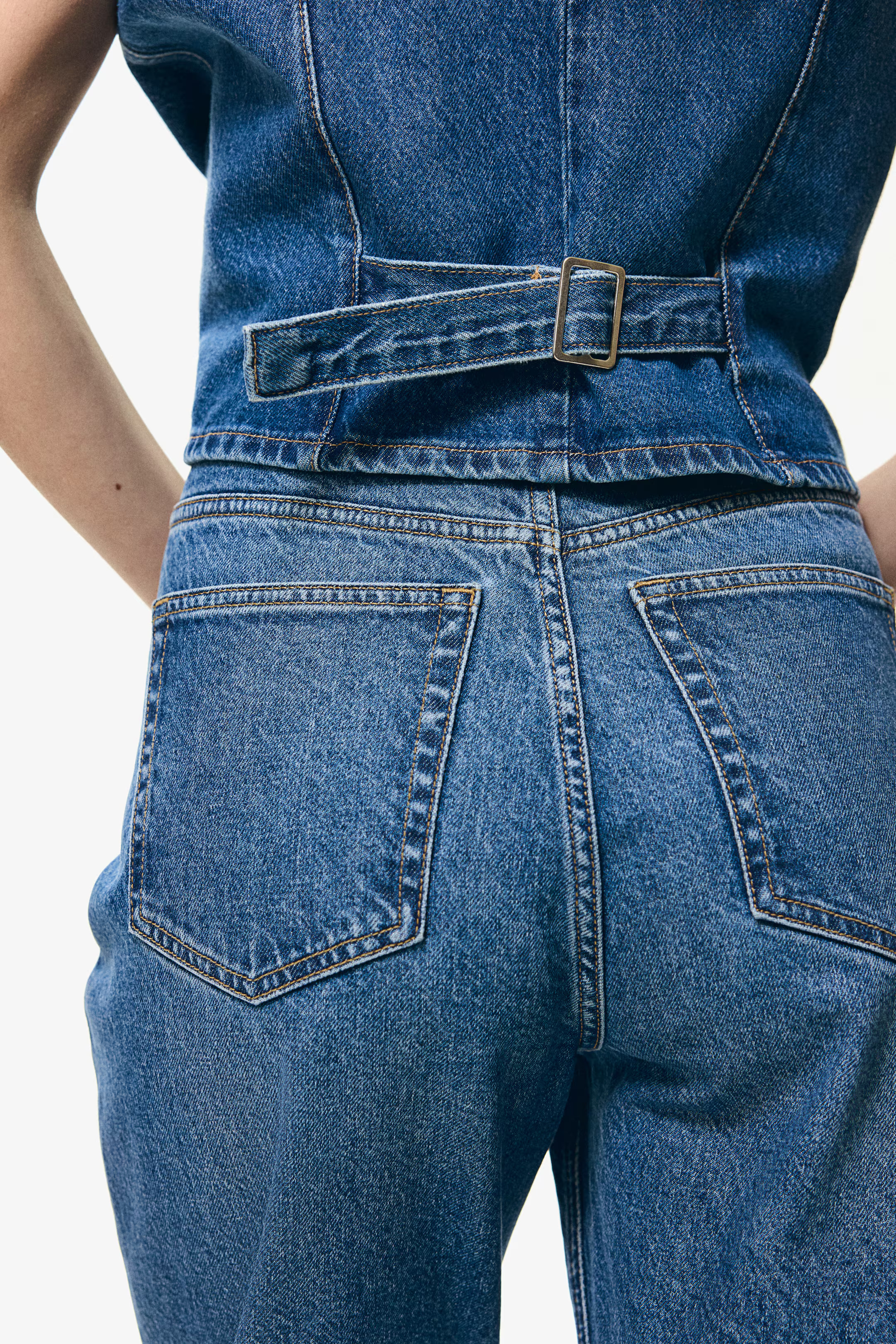 Tapered High-Waist Ankle Jeans | H&M (UK, MY, IN, SG, PH, TW, HK)