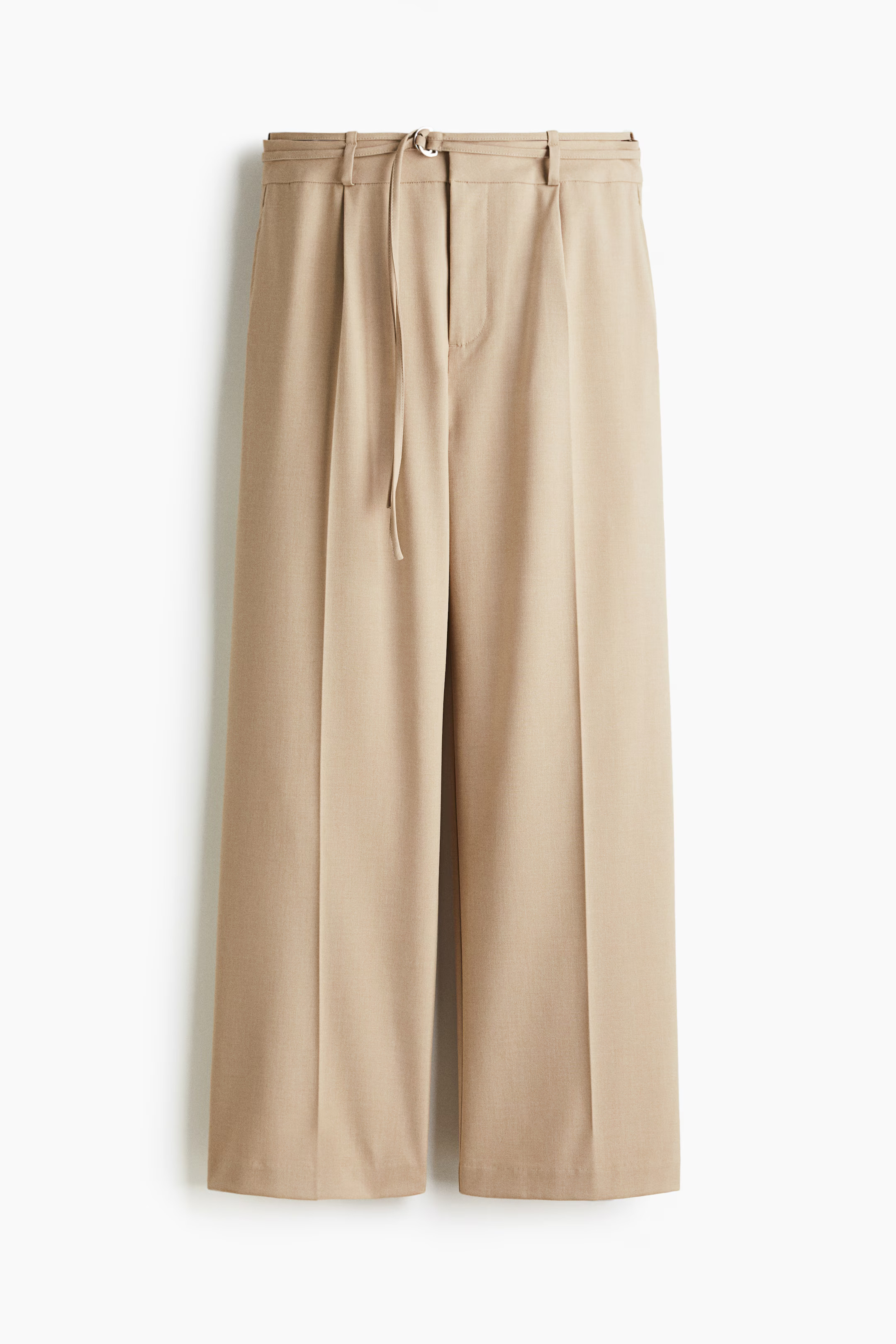 Belted tailored trousers | H&M (UK, MY, IN, SG, PH, TW, HK)