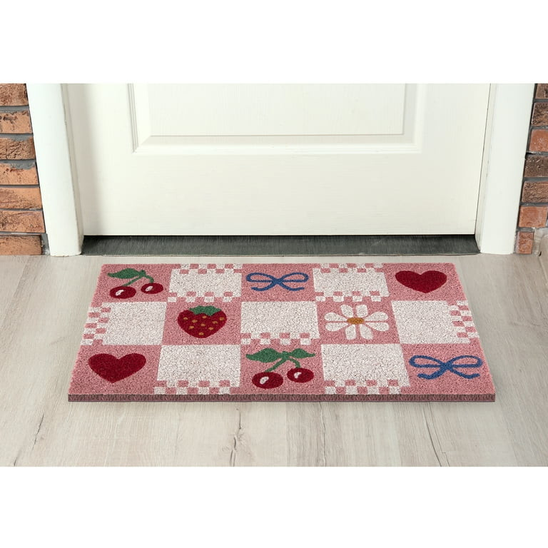Mainstays Cross Stitch Outdoor Doormat, 18"x30" | Walmart (US)