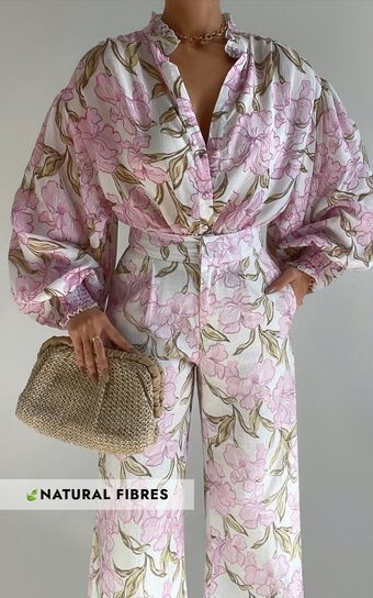 Amalie The Label - Khilan Puff Sleeve Blouse in Isia Floral | Showpo (US, UK & Europe)