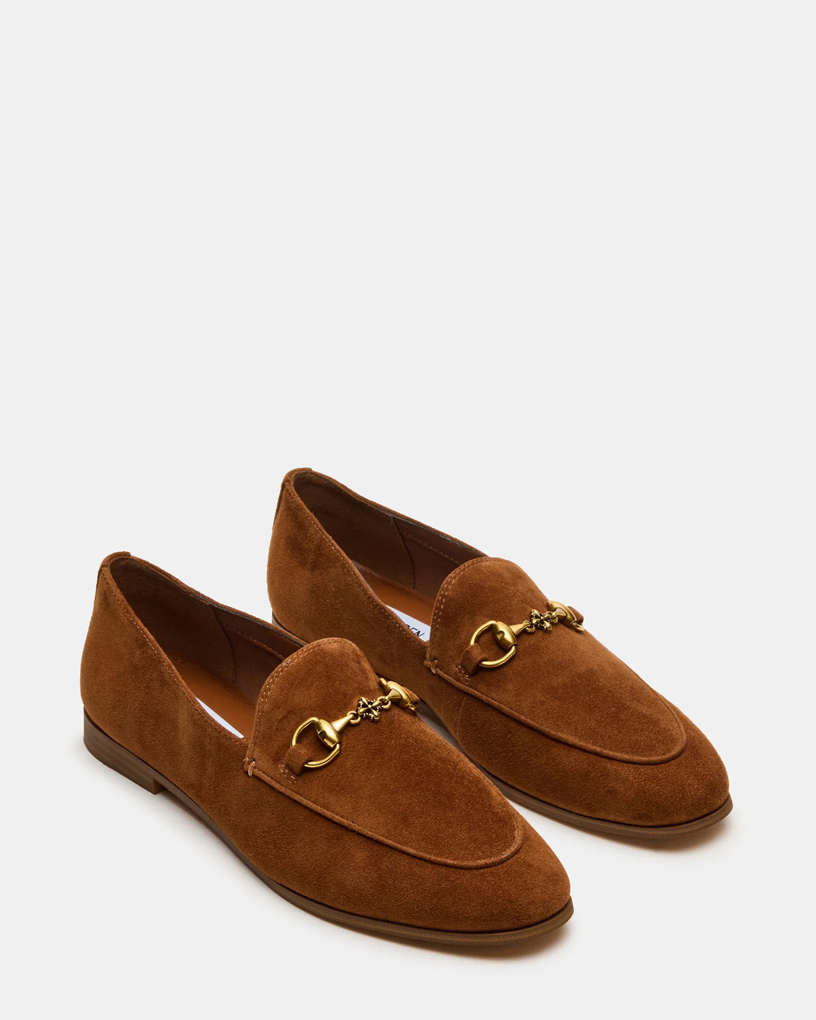 GRAFTON Chestnut Suede Women's Loafer | Steve Madden (US)