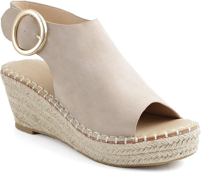 Catherine Malandrino Womens Cirkly Espadrille Wedge Sandal | Amazon (US)