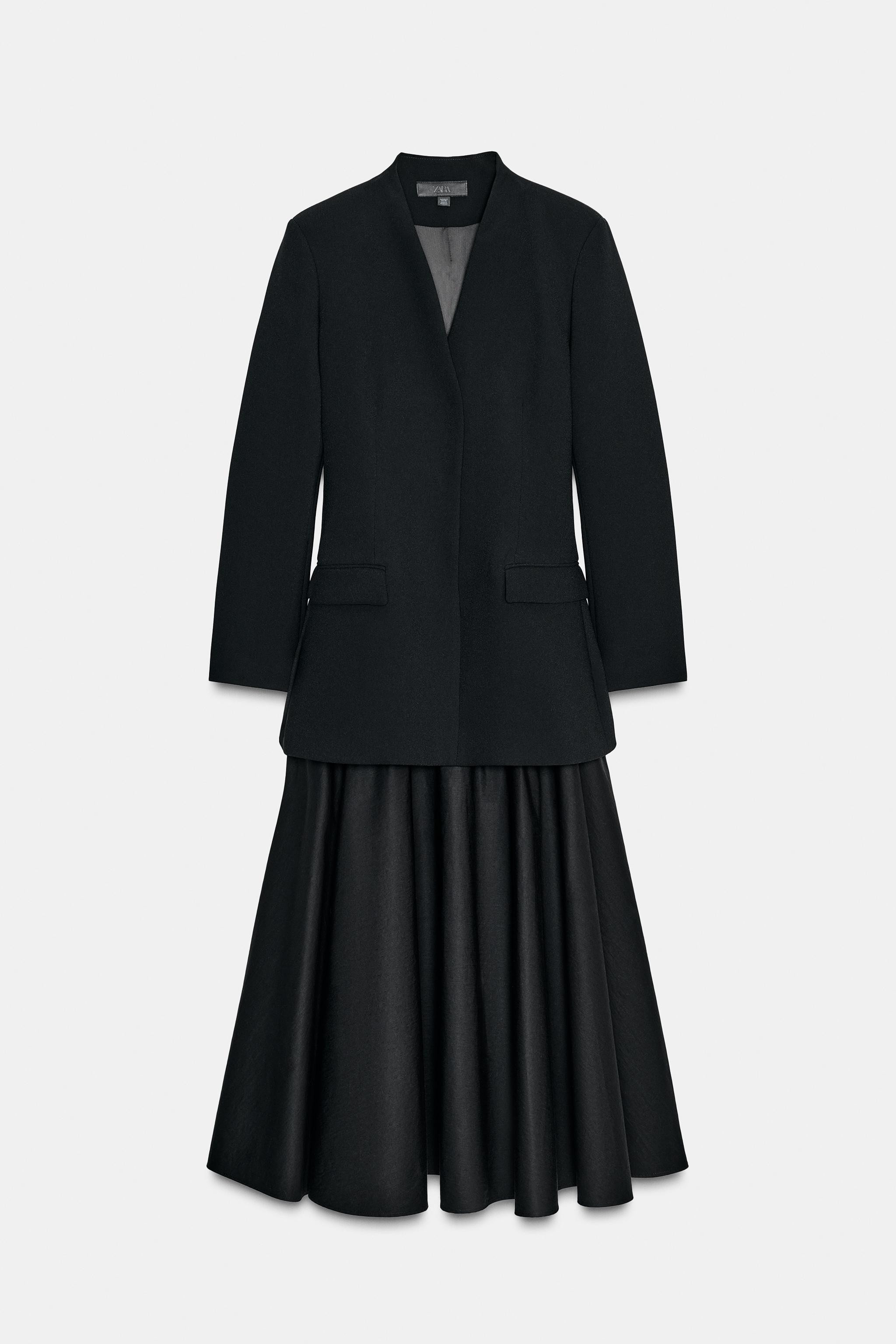 ZW COLLECTION COMBINATION BLAZER DRESS | Zara US