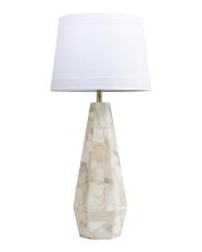 37in Alabaster Hexagon Lamp | TJ Maxx