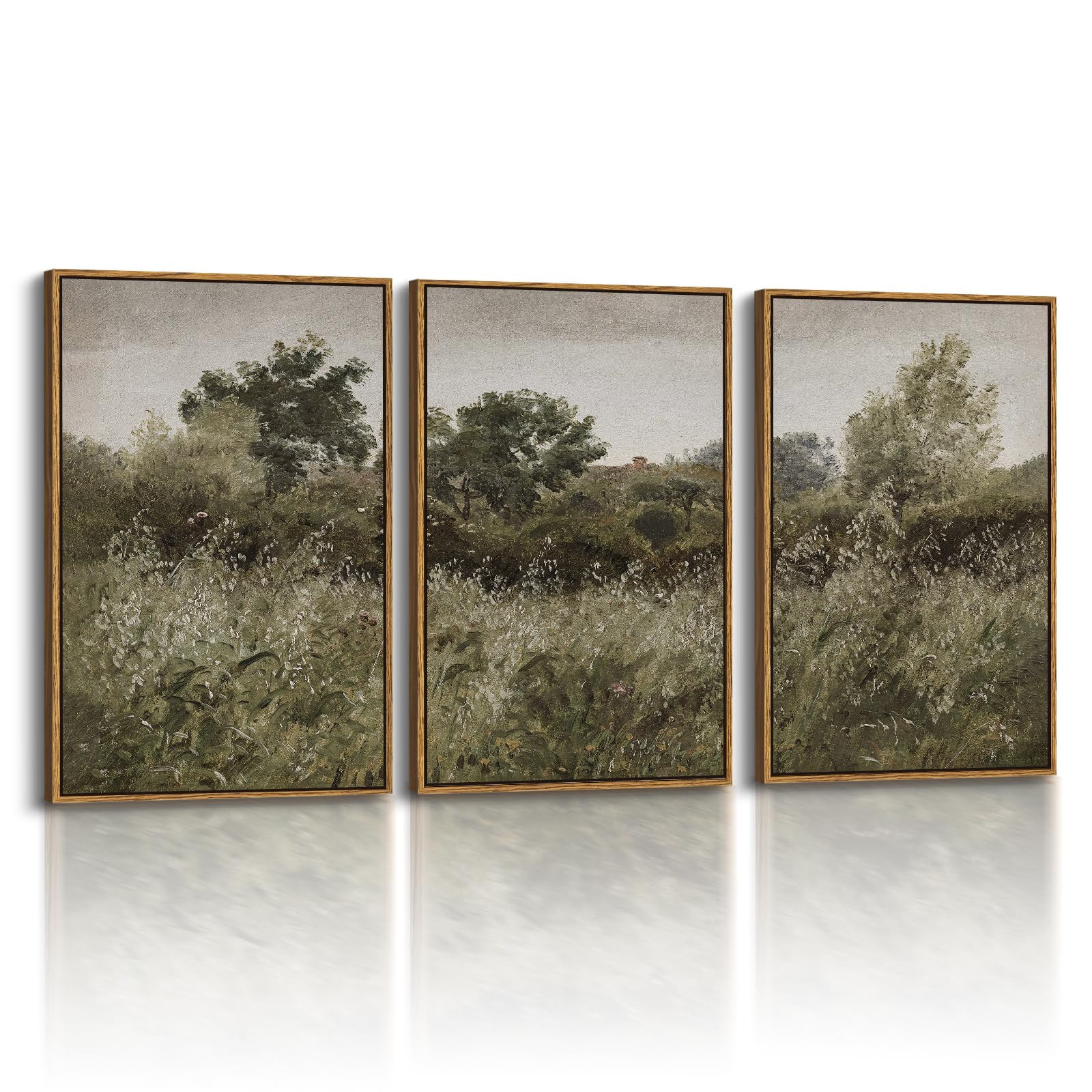 InSimSea Oversized Vintage Landscape Art for Living Room Bedroom,3Pcs, Extra Large French Country... | Amazon (US)