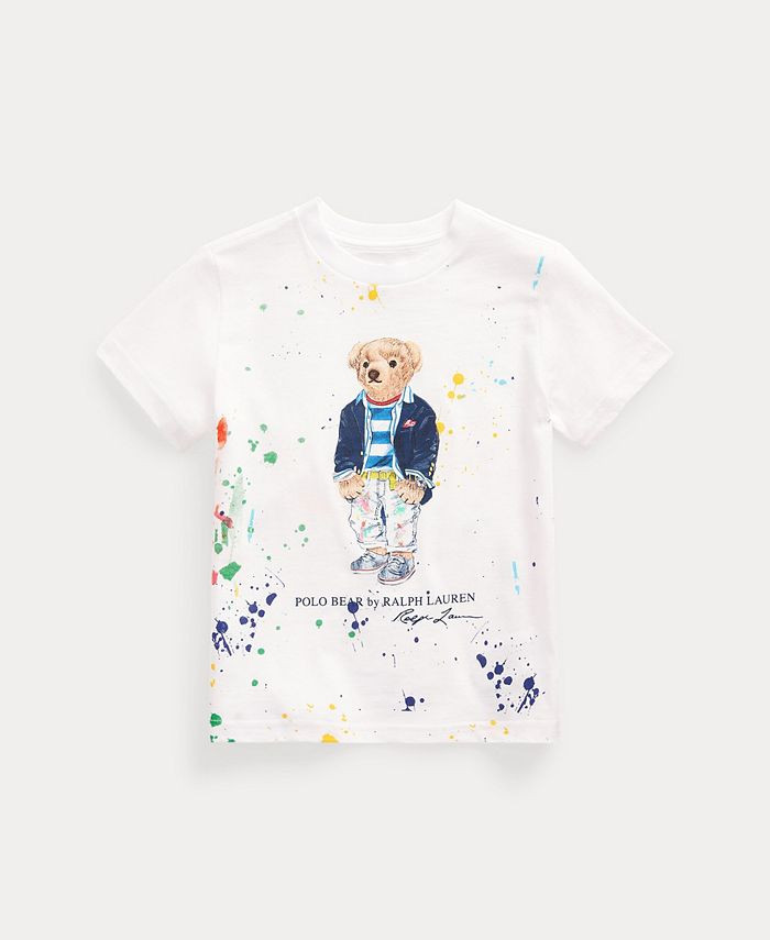 Polo Ralph Lauren Toddler Boys Polo Bear Cotton Jersey T-shirt & Reviews - Shirts & Tops - Kids -... | Macys (US)