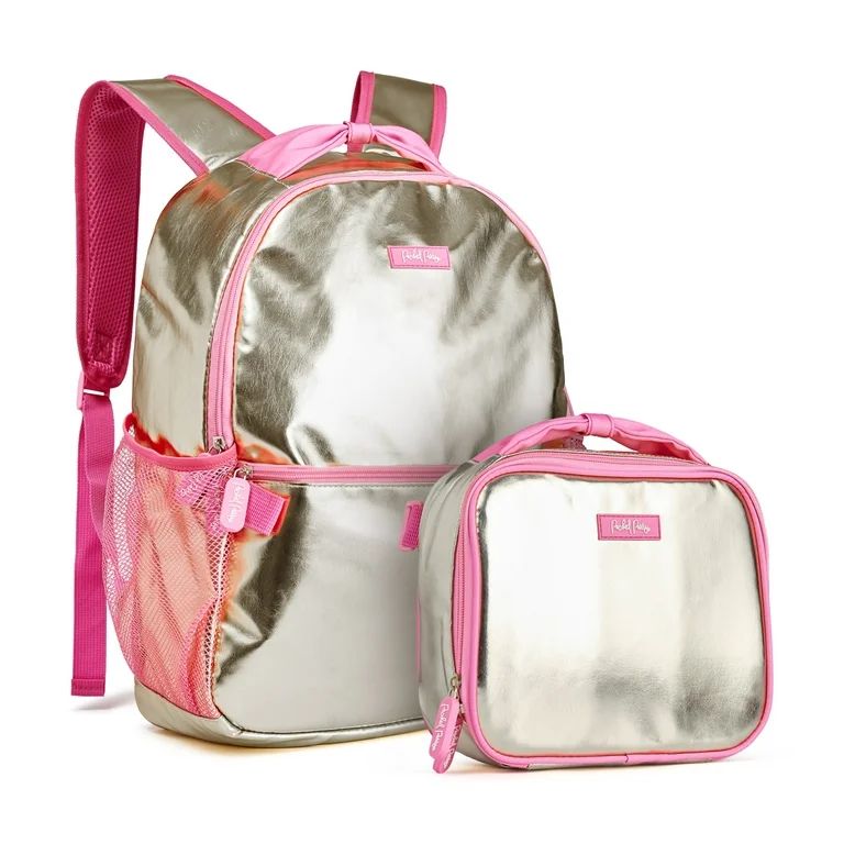 Backpack and Insulated Lunchbox Set, Packed Party 'So Golden', Nylon, 17x12x5 Inches | Walmart (US)