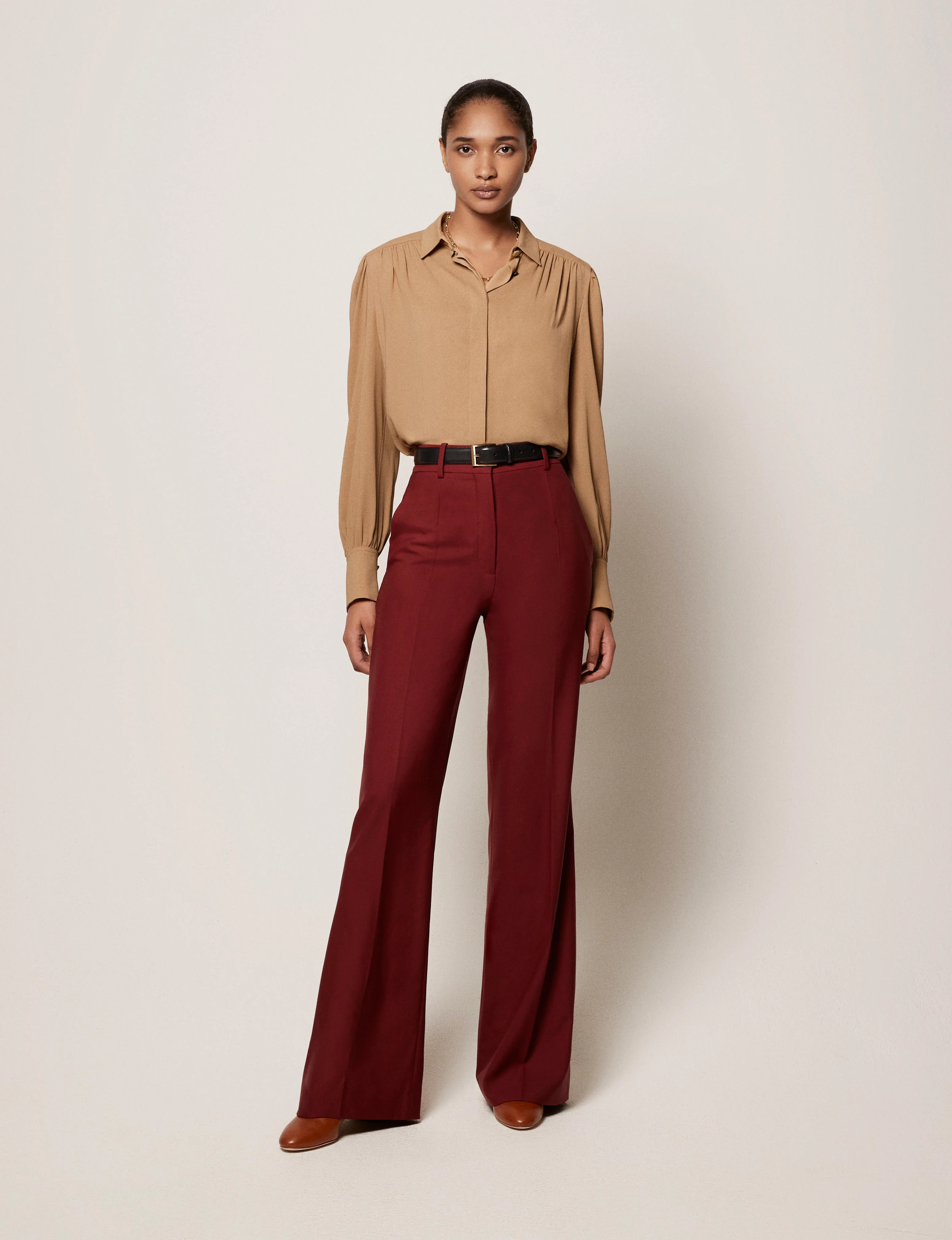 Wide Leg Suit Pant | AnotherTomorrow