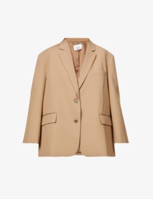 Bea single-breasted stretch-crepe blazer jacket | Selfridges
