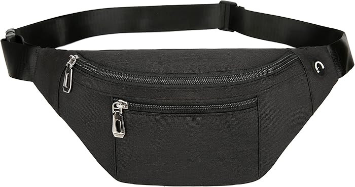 Fanny Pack for Men & Women, Fashion Waterproof Waist Packs with Adjustable Belt, Casual Bag Bum B... | Amazon (US)
