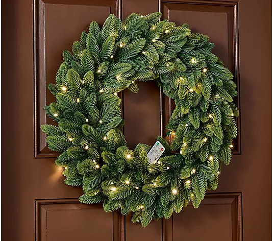 Bethlehem Lights Grand Radiance 26" Wreath with 3-in-1 LEDs | QVC