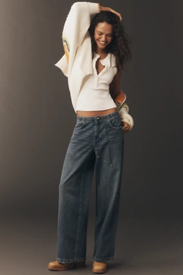 Habitual Lia High-Rise Wide-Leg Jeans | Anthropologie (US)