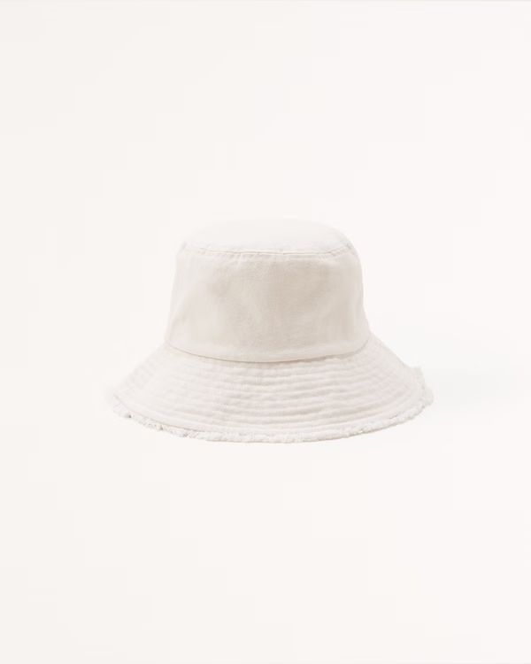 Women's Canvas Bucket Hat | Women's Accessories | Abercrombie.com | Abercrombie & Fitch (US)