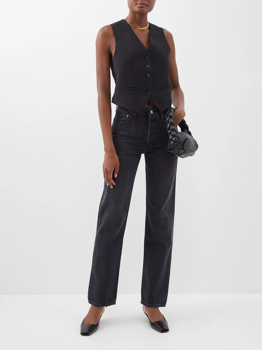 Lana mid-rise straight-leg jeans | Agolde | Matches (UK)