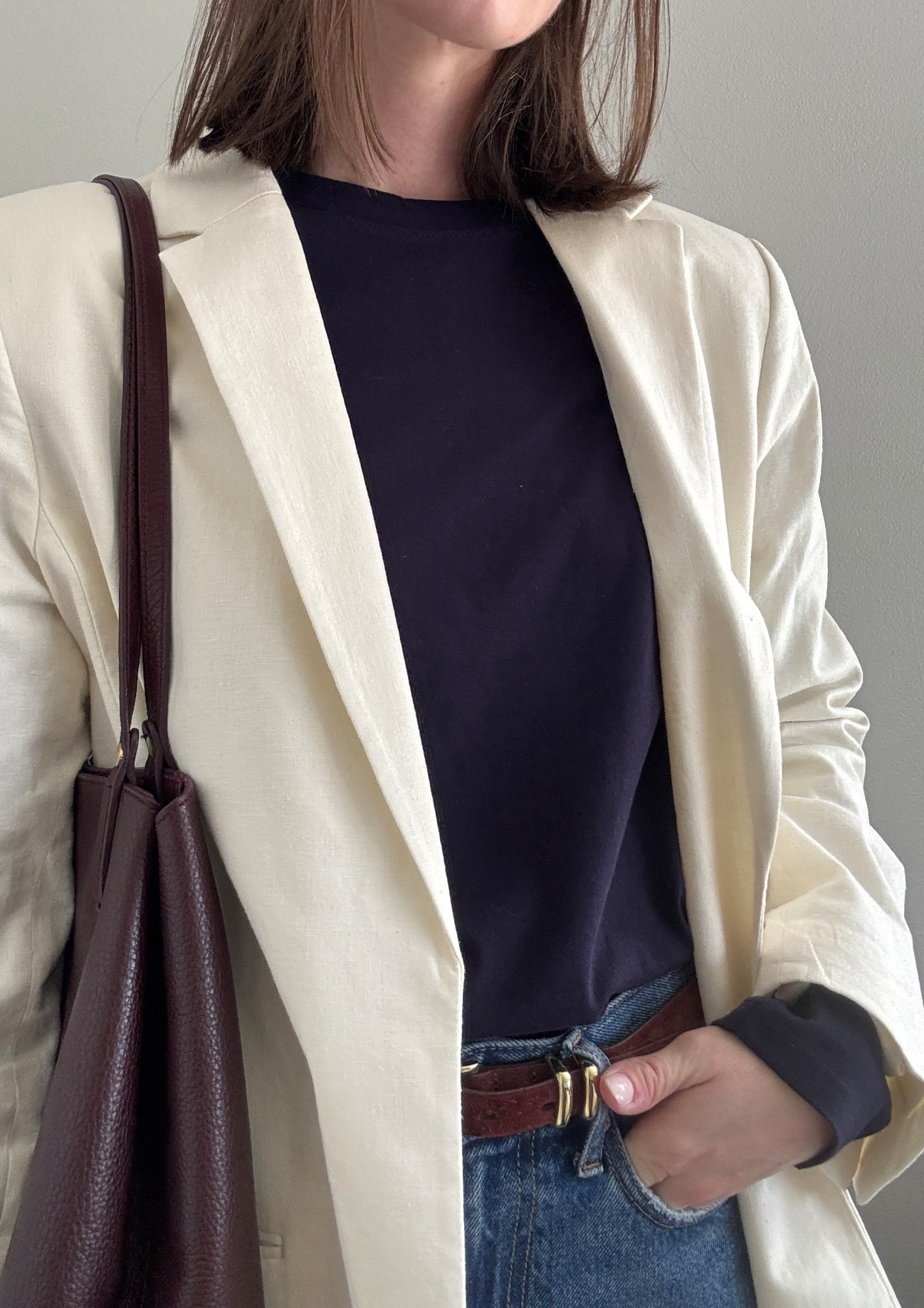 Outfit of the day featuring a gorgeous cream blazer - so perfect for spring 🤍

#LTKootd #LTKgrwm