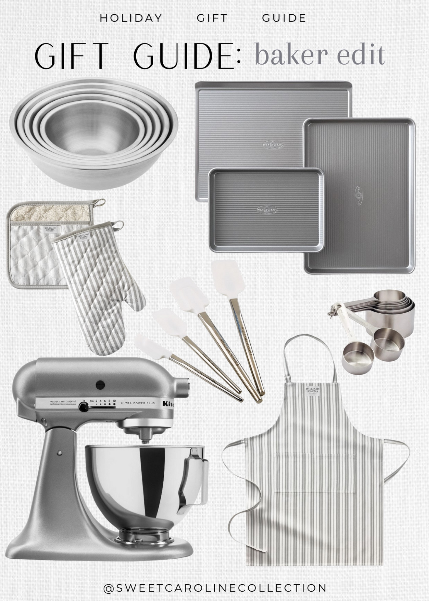 Holiday gift guide: baker edit 👩🏻‍🍳

Holiday style, gift guide, gift idea, best seller, mixer, kitchenaid, apron, baking, sheet pan, mixing bowls, measuring cups, home, ice bucket, cake stand, tea kettle, candle, decanter, coupe glasses, candlesticks, ornament, coasters, Williams Sonoma, pottery barn, Mackenzie Childs, crate & barrel, west elm, wayfair, Best Buy, fossil, Sephora, sleep mask, blanket, slip, Amazon, mark & Graham, luggage set, luggage tags, cosmetic bag, jewelry case, target, revolve, barefoot dreams, calpak, duffel bag, beis, travel bag, leatherology, Nordstrom rack, sorel, boots, blanket, gloves, robe, lipstick, candle, nest, YSL, Christmas, birthday, gift, bucket hat, diptyque, Burberry, Tory Burch, earrings, swarvoski, Ugg, boots, Gucci, belt, adidas, sambas, flaunt, phone case, saks fith avenue, blanket, home, ring, David yurman, finish line, nordstrom, Marc jacobs, best buy, apple, headphones, baubleBar, new balance, sneakers, urban outfitters, dicks sporting goods, Prada, YSL, Jimmy choo, baccarat, maison Francis kurkdjian paris, perfume, fragrance, Jo Malone, Jimmy Choo, makeup, beauty, lip balm, tarte, Dior beauty, swarvoski, jewelry, ring, earrings, hoops, accessories, bergdorf Goodman, neiman Marcus, Nordstrom, ulta, Sephora, saks fifth Avenue, designer, luxe, home, candle, Mackenzie Childs, platter, kitchen, cake stand, cookie jar, countertop, under 500, under 400, under 300, Under 200, under 100, under 50, sale, style, fashion, decor, sweet Caroline collection 

#LTKGiftGuide #LTKHoliday #LTKhome
