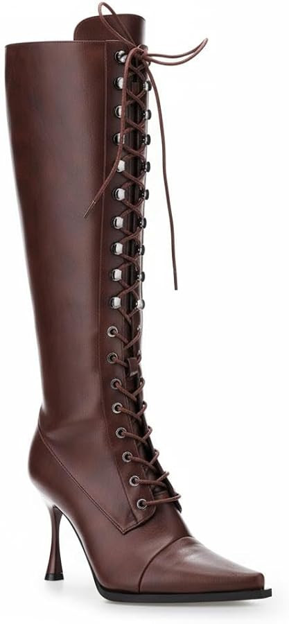 heelchic Stylish Women's Fashion Boots - Pointed Toe, High Heel, Adjustable Strap, Premium Full-G... | Amazon (US)