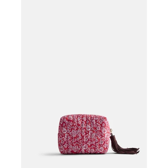 Scenario Women's Zip Pouch with Fringe Tassel, Red Print | Walmart (US)
