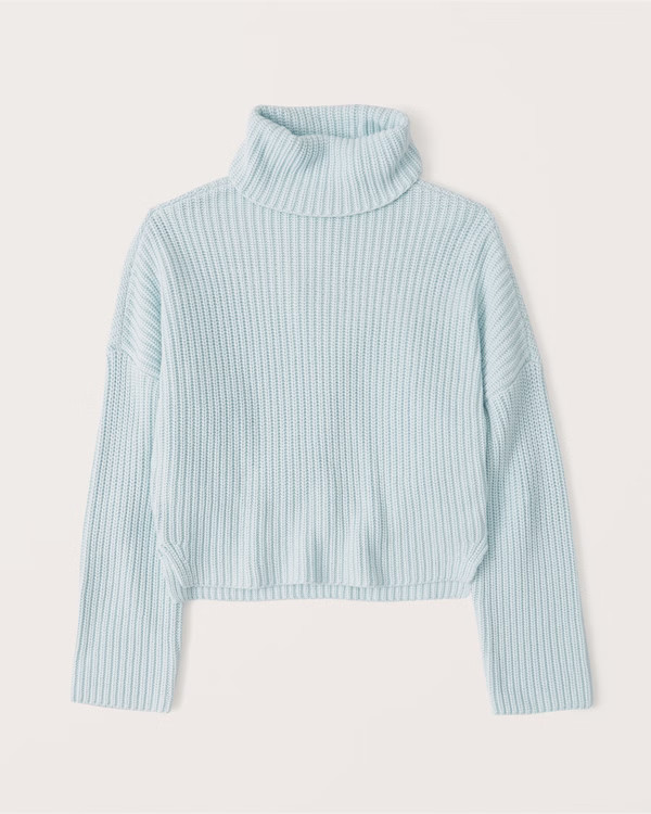 Ribbed Turtleneck Sweater | Abercrombie & Fitch (US)