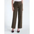 Scoop Women's and Women's Plus Low Rise Crease Trousers, 30'' Inseam, Sizes 0-28W | Walmart (US)